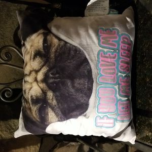 Doug the Pug pillow